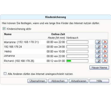 Produktbild AVM FRITZ!Box 7390 Jugendschutz-App