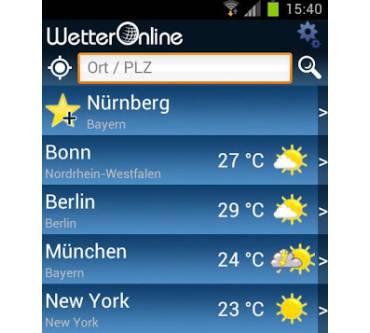 Produktbild wetteronline.de WetterApp