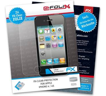 Produktbild FoliX FX-Clear-Protection (für iPhone 4/4S)