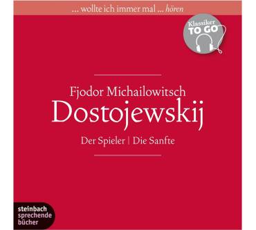 Produktbild Fjodor M. Dostojewskij Klassiker to go! Der Spieler / Die Sanfte