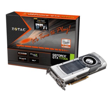 Produktbild Zotac GeForce GTX Titan (ZT-70101-10P)