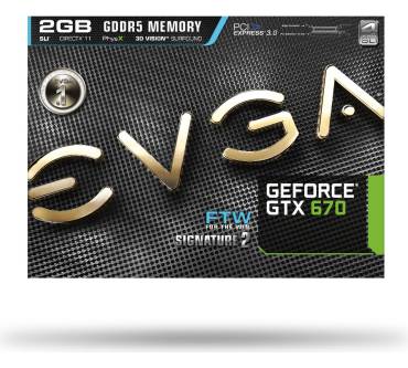 Produktbild EVGA GeForce GTX 670 FTW Signature 2 (02G-P4-3677)