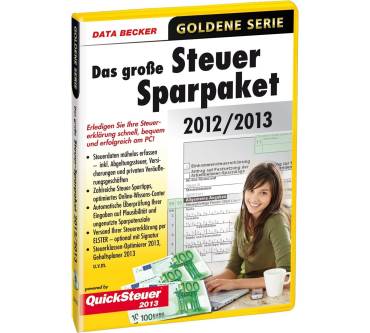 Produktbild Data Becker Das große Steuersparpaket 2012/2013