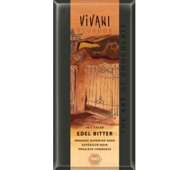 Produktbild Vivani Ecuador Edel Bitter, 70%