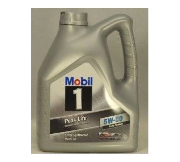 Produktbild Mobil M1 Peak Life 5W-50, 4 Liter