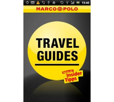 Produktbild Marco Polo Travel Guides App