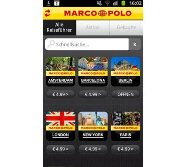 Produktbild Marco Polo Travel Guides App