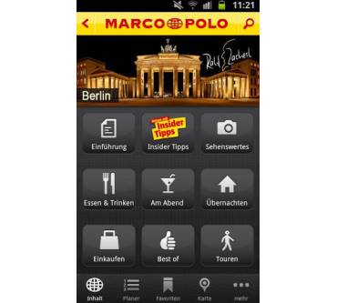 Produktbild Marco Polo Travel Guides App