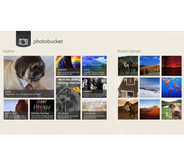 Produktbild Photobucket App (für Win RT / 8)