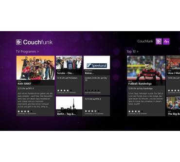 Produktbild Couchfunk App (für Win RT / 8)