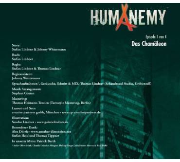 Produktbild Stefan Lindner Humanemy. Das Chamäleon (1)