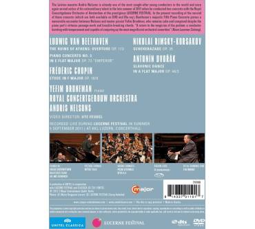 Produktbild DVD Andris Nelsons, Royal Concertgebouw Orchestra, Yefim Bronfman - Ludwig van Beethoven