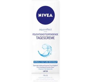 Produktbild Nivea Aqua Effect Feuchtigkeitsspendende Tagescreme