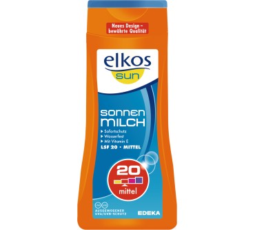 Produktbild Edeka / elkos Sun Sonnenmilch LSF 20 mittel