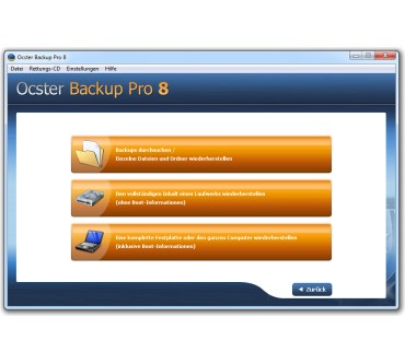 Produktbild Ocster Backup Pro 8