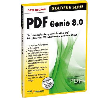 Produktbild Data Becker PDF Genie 8.0