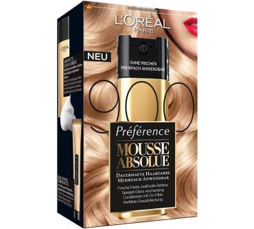 Produktbild L'Oréal Préférence Mousse Absolute 900 Pures Helles Blond