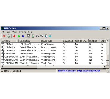 Produktbild NirSoft USBDeview