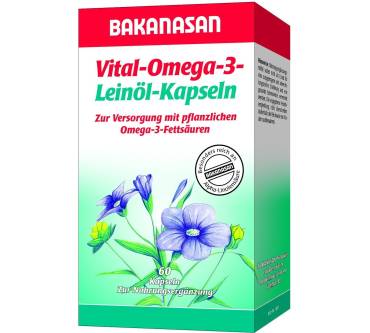 Produktbild Bakanasan Vital-Omega-3-Leinöl-Kapseln