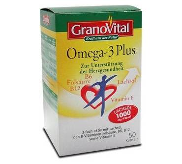 Produktbild Grano Vita Grano Vital Omega-3 Plus, Kapseln