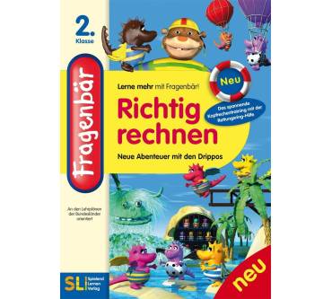 Produktbild SL - Spielend Lernen Verlag Fragenbär - Richtig Rechnen 2. Klasse - Neue Abenteuer mit den Drippos