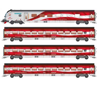 Produktbild Hobbytrain ÖBB Railjet 4-tlg. 175 Jahre Edition mit Steuerwagen