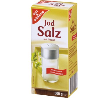 Produktbild Edeka / Gut & Günstig Jod Salz mit Fluorid