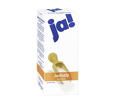 Produktbild Rewe / Ja! Jodsalz mit Fluorid