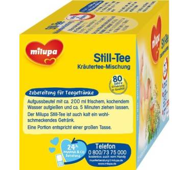 Produktbild Milupa Still-Tee, Kräutertee-Mischung