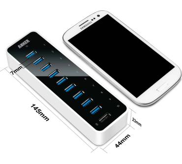 Produktbild Anker Uspeed USB 3.0 9-Port-Hub