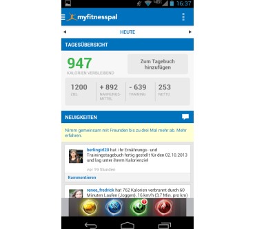 Produktbild MyFitnessPal Kalorienzähler