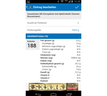 Produktbild MyFitnessPal Kalorienzähler