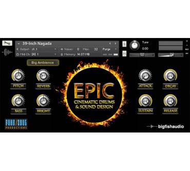 Produktbild Big Fish Audio Epic: Cinematic Drums & Sound Design