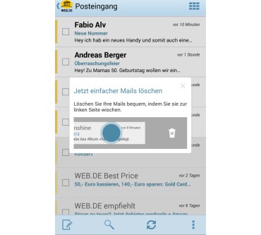 Produktbild web.de Mail App