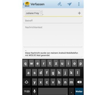 Produktbild web.de Mail App