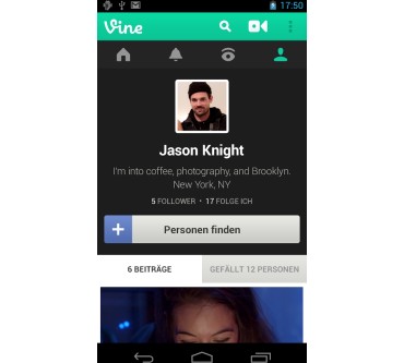 Produktbild Vine App