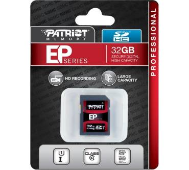 Produktbild Patriot Memory SDHC EP Pro Class 10