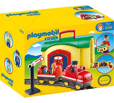 Produktbild Playmobil 1.2.3 Meine Mitnehm-Eisenbahn (6783)