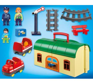 Produktbild Playmobil 1.2.3 Meine Mitnehm-Eisenbahn (6783)