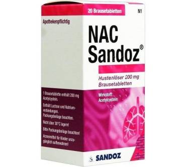 Produktbild Sandoz NAC Sandoz Hustenlöser 200 mg Brausetabletten