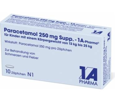 Produktbild Paracetamol 250mg-1A Pharma