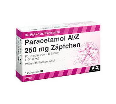 Produktbild Paracetamol AbZ 250mg