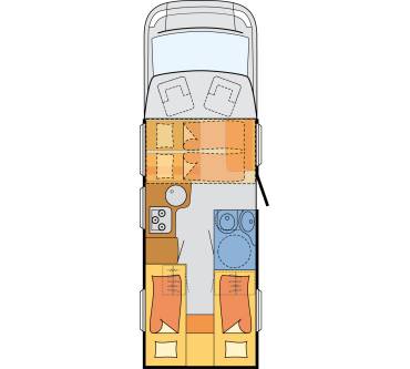 Produktbild Sunlight Motorcaravans T 67 130 Multijet 6-Gang manuell (96 kW)