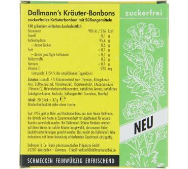 Produktbild Dallmann's Kräuter-Bonbons