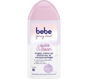 Produktbild bebe Quick & Clean Augen Make-up Entferner & Wimpernpflege