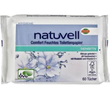 Produktbild Globus Natuvell Comfort Feuchtes Toilettenpapier Sensitiv