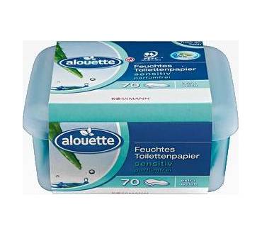 Produktbild Rossmann / alouette Feuchtes Toilettenpapier Sensitiv