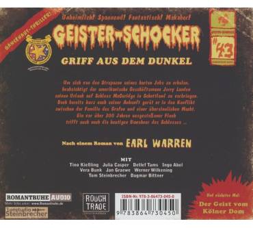 Produktbild Earl Warren Geister-Schocker. Griff aus dem Dunkel (43)