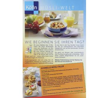 Produktbild Kölln Müsli Vollkorn Früchte ohne Zuckerzusatz