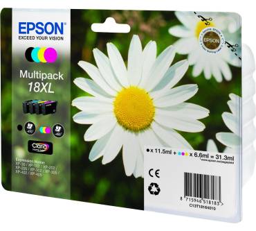 Produktbild Epson Originalpatronen 18XL black/cyan/magenta/yellow